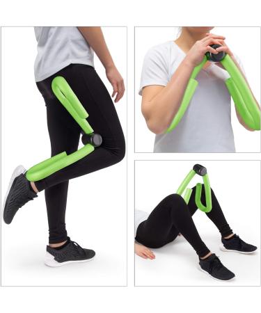 Buy Relaxdays Thigh Trainer - Multifunctional Fitness Equipment for Home | Leg & Arm Press Foam | Green - Buy Online on GoSupps.com