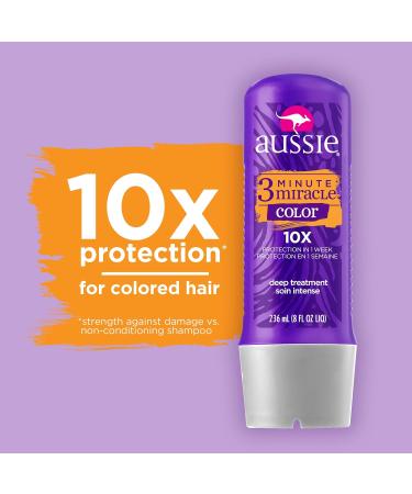 3 Minute Miracle Color Conditioning Treatment for Colored Hair 8 fl oz by Aussie - Buy Online on GoSupps.com