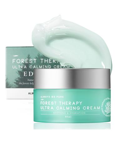 Forest Therapy Ultra Calming Cream Soothing Moisturizer for Sensitive Acne-Prone Skin - Redness Relief Deep Hydration Trouble Care - Korean Skin Care 2.70 Oz 1 Fl Oz (Pack of 1)