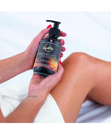DANICHOU Massage Oil 250ml Natural Heating & Relaxing Formula with Soybean & Almond Oil Essential Oils for Intensive Relaxation 100% Natural Cosmetics - Buy Online on GoSupps.com