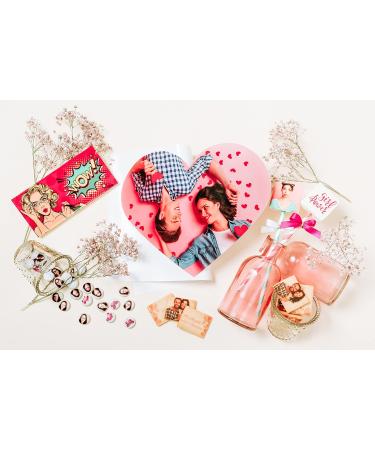 Premium Custom Photo Fondant Cake Topper | Edible Sugar Image for Birthdays & Celebrations | Heart Shape 20x25 cm - Buy Online on GoSupps.com