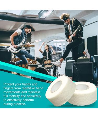 Guard-Tex Beige Musicians Finger Tape Bandage Wrap - Flexible, Sweatproof, Non-Slip Grip - 0.75x270 Inch Roll - Buy Online on GoSupps.com