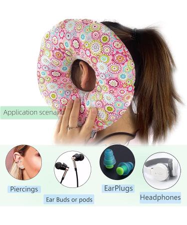 CNH & Ear Piercing Pain Relief Pillow | Side Sleeping Pillow with Ear Hole for Pressure Sores & Inflammation | Ear Guard Design - Buy Online on GoSupps.com