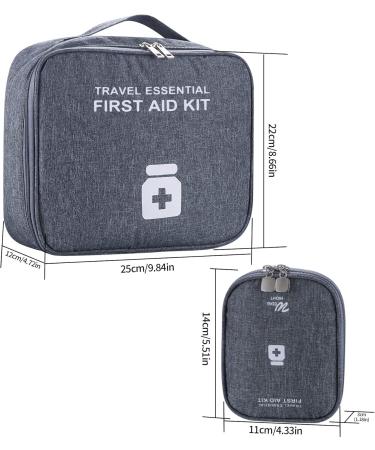 Buy Aoyfuwell 2 Medical Bags Waterproof First Aid Pocket & Emergency Storage for Outdoor Trips Large Capacity - Buy Online on GoSupps.com