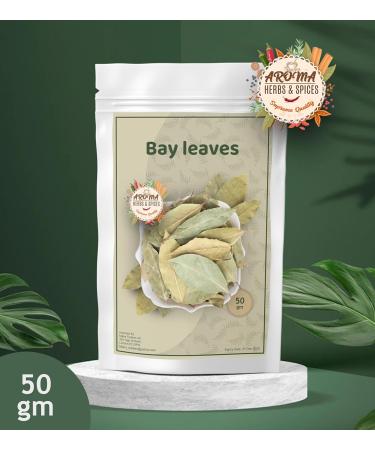 Dried Bay Leaves | Tej Patta | 50g | Hand Selected & Gently Dried | 100% Pure & Natural - Buy Online on GoSupps.com