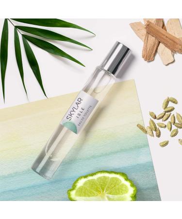 Isle Rollie Perfume By Skylar - Travel Size - Layerable Fragrance - Paraben Free Vegan Cruelty Free Phthalate Free - Beachy and Fresh Scent - Notes Of Bergamot Sandalwood (10mL / 0.33 fl oz) - Buy Online on GoSupps.com