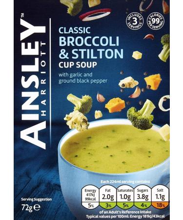 Ainsley Harriott Cup a Soup Multipack 4 boxes Assorted Flavours | Scottish Style Szechuan Classic Broccoli Goan Spiced Chicken - Buy Online on GoSupps.com