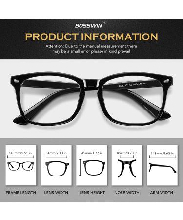 Blue Light Blocking Glasses 5-Pack for Women Men | Anti Eyestrain Computer Glasses Set - Black, Clear, Bean Flower, Pink, Blue - Buy Online on GoSupps.com