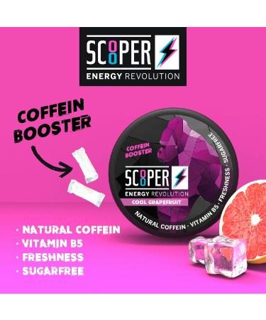 SCOOPER Energy | Energy Revolution | Mix your own SCOOPER box | + BMB scented tree (2 x Grapefruit 2 x Lemon 2 x Peach + 1 free) - Buy Online on GoSupps.com