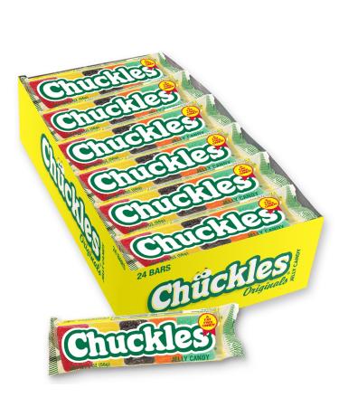 Farley's & Sathers Chuckles, 2-Ounce Boxes (Pack of 24), Original Version 2 Ounce (Pack of 24)