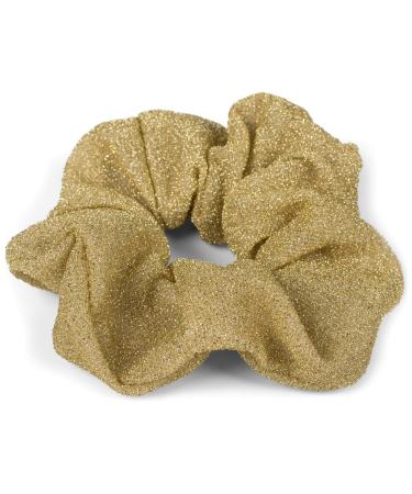 Buy styleBREAKER Ladies Glitter XXL Retro Hair Tie - Gold Elastic Scrunchie Ponytail Holder - Buy Online on GoSupps.com