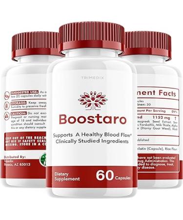 Boostaro ed Pills Boostaroo Erecti Healthy Blood Flow Supplement Capsules - Boostaro with Tongkat Ali  Boron  Horny Goat Weed  Saw Palmetto  Stinging Nettle Root Maximum Strength Formula (60 Capsules) - Buy Online on GoSupps.com