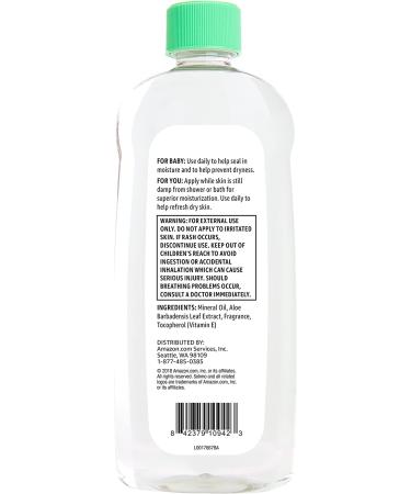 Solimo Baby Oil with Aloe Vera & Vitamin E - 20 Fl Oz (Pack of 4) - Buy Online on GoSupps.com