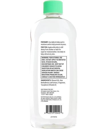 Solimo Baby Oil with Aloe Vera & Vitamin E - 20 fl oz (Pack of 1) - Buy Online on GoSupps.com