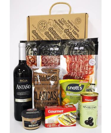 PresentBox Tapas Evening for Two | Gourmet Gift for Spain Fans | Unique Tapas Experience - Buy Online on GoSupps.com