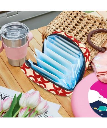 Portable Women's Menstrual Cup & Tampon Bags | Seamless Multicolored Binding-Up Bags for Teen Girls | Shop Internationally - Buy Online on GoSupps.com