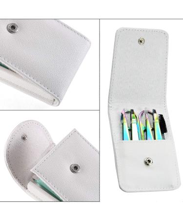 4-Piece Professional Stainless Steel Tweezers Set - Eyebrow Eyelash & Splinter Tweezers for Precision Grooming - Buy Online on GoSupps.com