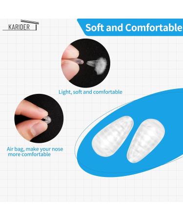 Glasses Nose Pads 35 Pairs Silicone Anti-Slip Eyeglass Nose Pads with Screws Screwdriver Storage Case Eyeglass Repair Kit with Tweezers Cleaning Cloth for Sports Reading Glasses Sunglasses - Buy Online on GoSupps.com