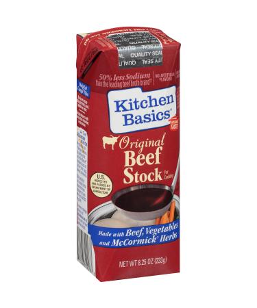 Kitchen Basics Original Beef Stock, 8.25 fl oz 8.25 Fl Oz (Pack of 1)