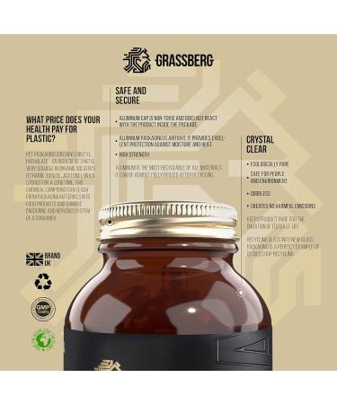 SIA GRASSBERG Grassberg Vitamin C 500mg 60 Capsules Ongearomatiseerd 60 capsules - Buy Online on GoSupps.com