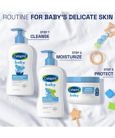 Cetaphil Baby Healing Ointment - Soothes & Protects Diaper Rash Skin Protectant for Dry Skin 12oz - Buy Internationally - Buy Online on GoSupps.com