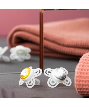 Mam Perfect Start Silicone Pacifier for Babies 0-2 Months | Light Blue Multiple Models & Colors Available - Buy Online on GoSupps.com