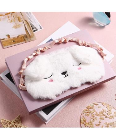 FRCOLOR Cute Cat Eye Sleep Mask - Silk Satin Blindfold for Travel & Sleeping | Ideal for Girls Men & Women - Buy Online on GoSupps.com