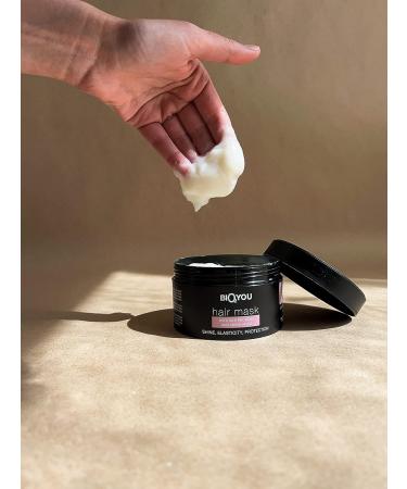 BIO2YOU Natural Hair Mask with Silk Proteins and Amino Acids - 200ml | For Increased Elasticity, Shine, and Protection - Buy Online on GoSupps.com