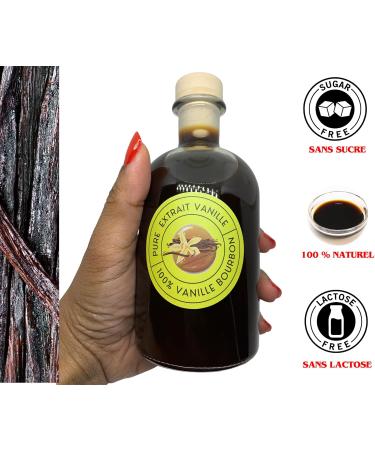 Natural Bourbon Vanilla Extract (100 ml) Vanilla Extract without Sugar (Fresh Company). - Buy Online on GoSupps.com