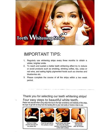 Maxlinking Gentle Teeth Whitening Strips - Professional Stain Removal for Sensitive Teeth - 14 Treatment / 28 Strips - Buy Online on GoSupps.com
