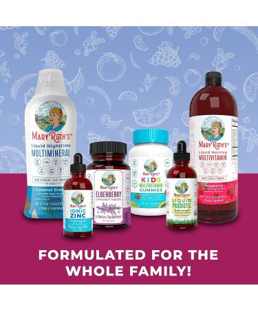 MaryRuth Organics Prenatal & Postnatal Liquid Iron Supplement - 15.22 Fl Oz Berry | Vegan, Non-GMO, Gluten/Sugar-Free, Immune Support - Buy Online on GoSupps.com