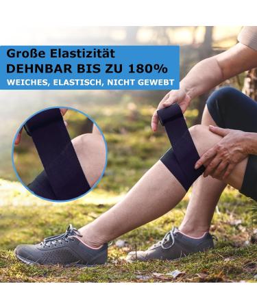 Self-Adhesive Bandage Pack of 12 - 7.5cm x 4.5m Waterproof & Breathable Non-Lifting in 6 Colors - Ideal for Hand & Ankle Inspections Swelling Relief - Buy Online on GoSupps.com