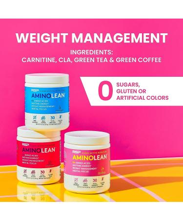 AminoLean Pre Workout Powder - Amino Energy & Weight Management with BCAA & Natural Caffeine - Preworkout Boost for Men & Women - Fruit Punch Flavor - 30 Servings - Buy Online on GoSupps.com