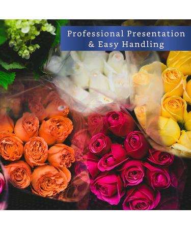 110 ft Clear Cellophane Wrap Roll - Ideal for Gift Baskets - 31.5 in x 110 ft - Cellophane Bags, Wrapping Paper - Pack of 1 - Buy Online on GoSupps.com