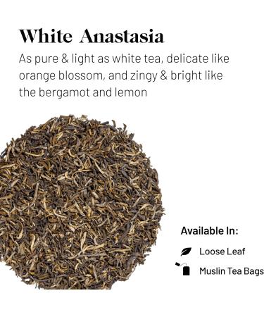 Kusmi Tea - White Anastasia Organic Tea - 20 Muslin Tea Bags - Buy Online on GoSupps.com