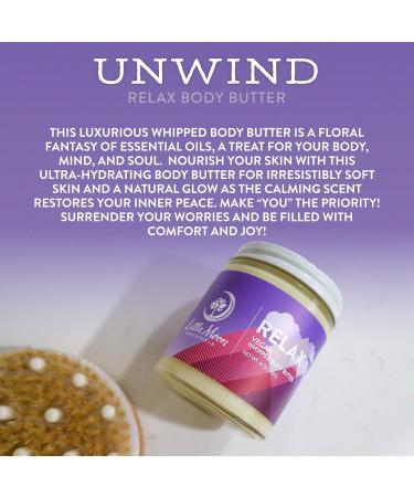Little Moon Essentials Relax Body Butter | Vegan & Cruelty-Free Calming Moisturizer with Cocoa & Shea Butter - International Shipping Available - Buy Online on GoSupps.com