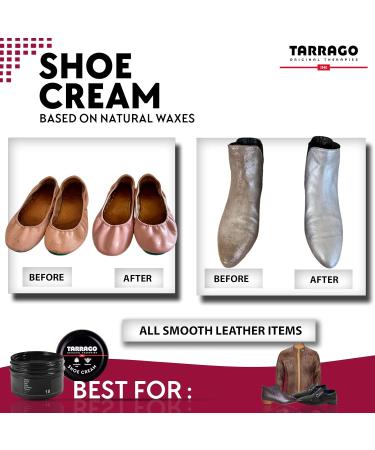 Nourishing Shoe Cream 50ml | Leather & Synthetic Leather Polish with Sponge - for Shoes, Bags & Accessories - Buy Online on GoSupps.com