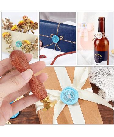 CRASPIRE S Wax Seal Stamp Initial Alphabet Letter S Sealing Wax Stamp Medieval Traditional Classic Retro 25mm Removable Brass Head with Wooden Handle for Wedding Invitations Cards Envelopes - Buy Online on GoSupps.com