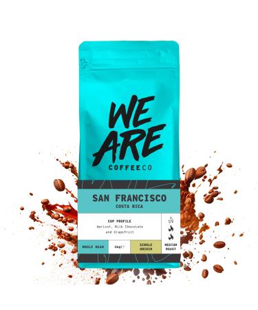 Coffee Beans 227g Bag Whole Bean Coffee Costa Rica Coffee Beans Chocolate & Fruits Notes 100% Arabica Medium Roast Speciality Freshly Roasted Single Origin (We Are Coffee Co) Whole Bean 227 g (Pack of 1) - Buy Online on GoSupps.com