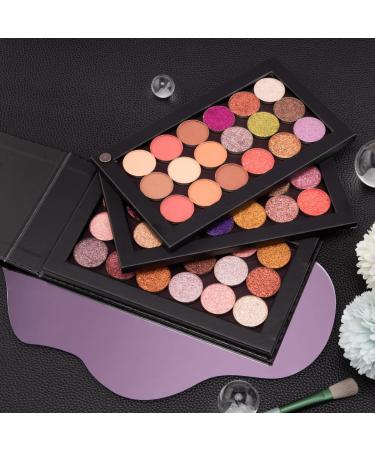 Allwon 3-Layer Rotation Magnetic Palette - 3 in 1 Empty Makeup Storage Box for Eyeshadow Lipstick Blush & Powder (Black) - International Shipping Available - Buy Online on GoSupps.com