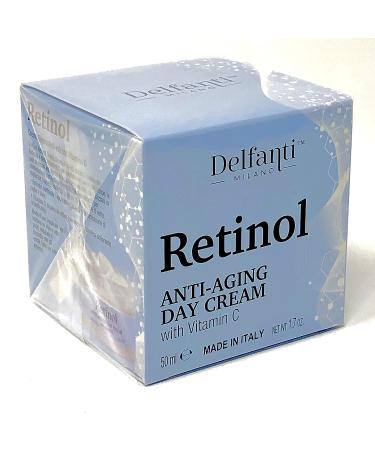Delfanti-Milano Retinol Anti-Aging Day Face Cream with Vitamin C - Made in Italy - Buy Online on GoSupps.com