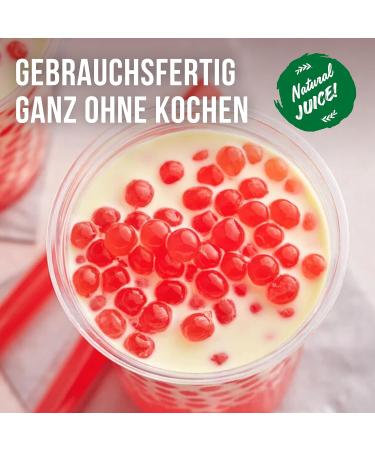 Buy Inspire Strawberry Bubble Tea Pearls - 100g Popping Boba | Vegan Gluten-Free No Artificial Dyes for Shakes & Smoothies - Buy Online on GoSupps.com