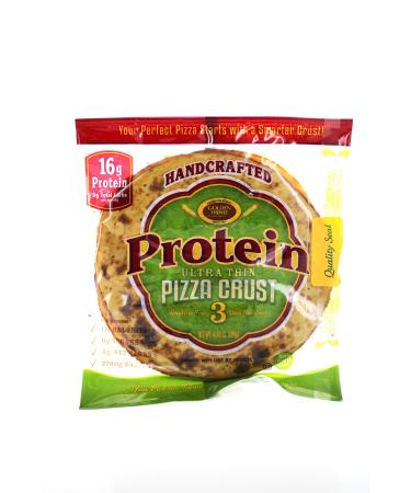 Golden Home Ultra Thin 16g Protein Pizza Crust, 3 crusts