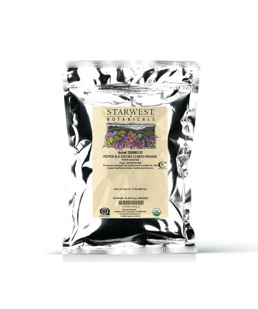 Starwest Botanicals Organic Pepper Black Medium Grind, 1-pound Bag