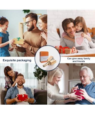 Gold Nose Hair Trimmer for Men - Waterproof Hypoallergenic Manual Nose Trimmer with 12 Double-Edged Blades | Smooth & Precise Trimming - Buy Online on GoSupps.com