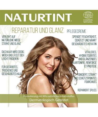 Natural Tint Repair & Shine Care Cream | 99% Natural Ingredients | Strength & Easy Comb for Healthy Hair - 150ml - Buy Online on GoSupps.com