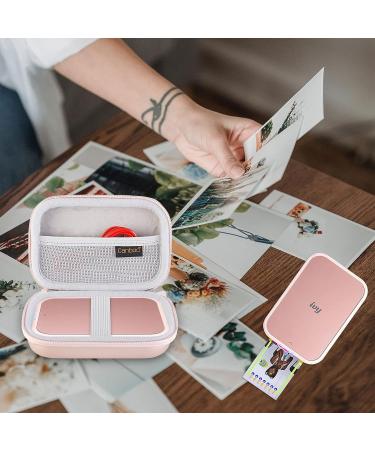Canboc Hard Case for Canon Ivy Mini/CLIQ+2 Photo Printer - Rose Gold Mesh Bag for Paper & Cable - Buy Online on GoSupps.com