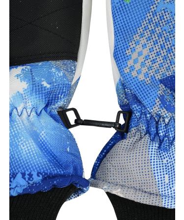 Century Star Kids Waterproof Winter Ski Gloves - Pink Print (Random Irregular Graffiti) | One Size (8-14 Years) - Buy Online on GoSupps.com