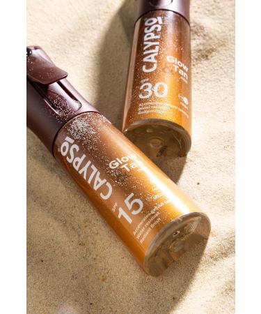 Calypso Glow and Tan Mist SPF 15 Bronzing Tan Enhancing Oil with Accelerator Water Resistant Sun Spray Medium UVA & UVB Protection 100ml - Buy Online on GoSupps.com
