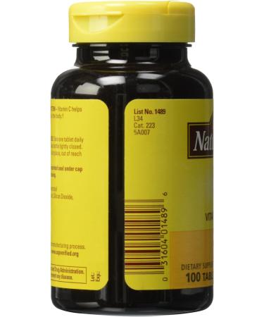 Nature Made Vitamin C 1000mg Tablets - 100 Ct (Pack of 1) - Buy Online on GoSupps.com